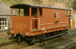 LMS Brake Van 730866