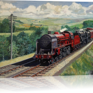 Patriot 5514 'Holyhead' and Black 5 5042 Smardale Viaduct